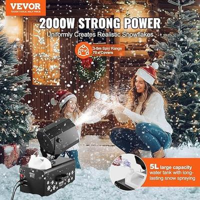 Schneemaschine mieten & vermieten - Schneemaschine 2000 W Swing-Schneemaschine mit 5-Liter-Tank kabelgebunden kabellose Fernbedienung in Elsdorf (Rheinland)