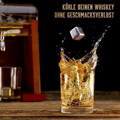 Cocktailbar mieten & vermieten - WHISKEY Karaffen-Set Whisky Schiffskaraffe 1100 ml 2 Whiskygläser 4 Whiskysteine edel servieren in Elsdorf (Rheinland)