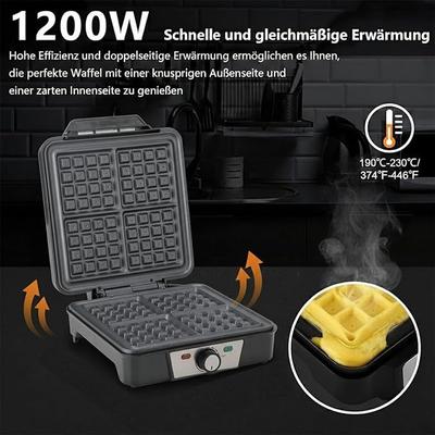 Waffeleisen mieten & vermieten - Miniwaffeleisen Waffeleisen Mini Waffeleisen Waffle Pancake Maker Maschine klassisch für 4 Waffeln in Elsdorf (Rheinland)