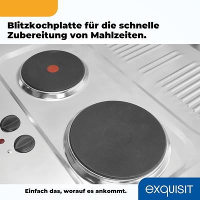 Kühlschrank mieten & vermieten - Mini-Küche Miniküche weiss Kühlschrank mit 76 l Nutzinhalt Masse-Kochfeld elektrisch 230 V in Elsdorf (Rheinland)