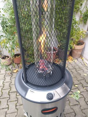 Heizstrahler & Heizpilz mieten & vermieten - Gas Terrassenfeuer Vulcano in Dresden