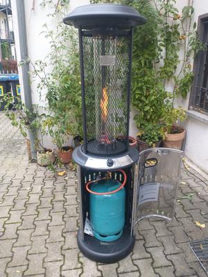 Heizstrahler & Heizpilz mieten & vermieten - Gas Terrassenfeuer Vulcano in Dresden