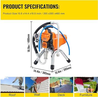 Malerzubehör mieten & vermieten - Airless-Spritzgerät Farbsprüher Sprühpistole Spritzpistole Wandstreichpistole Hochdruckschlauch in Elsdorf (Rheinland)