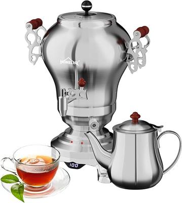 Cocktailbar mieten & vermieten - Türkischer Teekocher Wasserkocher elektrisch Samoware Edelstahl 1850 Watt Teemaschine 2,5 L + 1,2 L in Elsdorf (Rheinland)