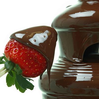 Schokobrunnen mieten & vermieten - Schokobrunnen 12 kg Schokoladenbrunnen Schokofontäne geschmolzene Schokolade 300 Watt 7 Etagen in Elsdorf (Rheinland)