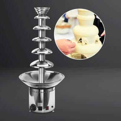 Schokobrunnen mieten & vermieten - Schokobrunnen 12 kg Schokoladenbrunnen Schokofontäne geschmolzene Schokolade 300 Watt 7 Etagen in Elsdorf (Rheinland)