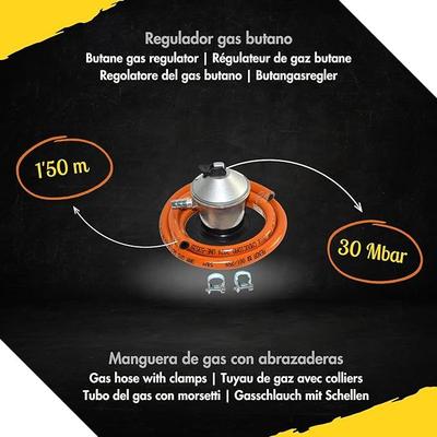 Grill & Ofen mieten & vermieten - Paella-Brenner-Set Paella-Pfanne 2 Grillpfannen Omelettpfanne Butangas emailliert 60 cm + 42 cm in Elsdorf (Rheinland)