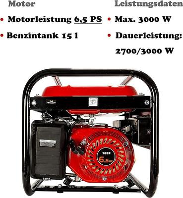 Stromgenerator mieten & vermieten - Stromgenerator Stromerzeuger Generator Aggregat Notstromaggregat Benzin Benziner 6500 Watt 3x230V in Elsdorf (Rheinland)