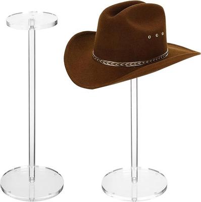 Messe Zubehör mieten & vermieten - Hutständer Perückenständer Hut Ständer 2er Set Acryl Display Rack Halter für Perücke Hut 30 cm Höhe in Elsdorf (Rheinland)