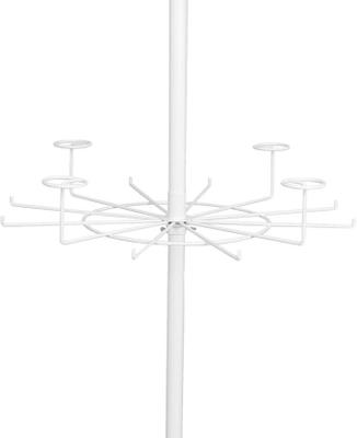 Messe Zubehör mieten & vermieten - Drehständer Huthalter Verkaufsständer 3 Rondelle 8 Haken 4 Huthaltern weiß 205 cm Schlidhalter in Elsdorf (Rheinland)