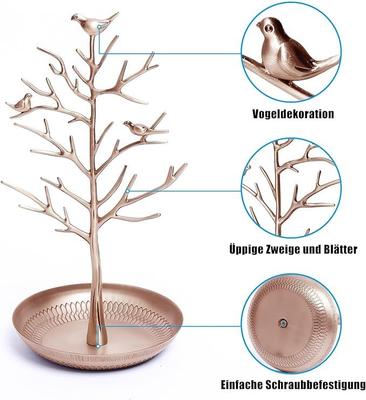 Messe Zubehör mieten & vermieten - Schmuckhalter Baum Kettenständer Schmuckständer mit Vögel Deko Schmuck Baum für Ketten Ring Ohrring in Elsdorf (Rheinland)