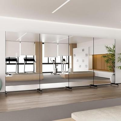 Kulissen mieten & vermieten - Ganzkörperspiegel 170 x 100 cm Spiegel Fitnessraum Spiegel Rollen 360° drehbar Standspiegel Spiegel in Elsdorf (Rheinland)