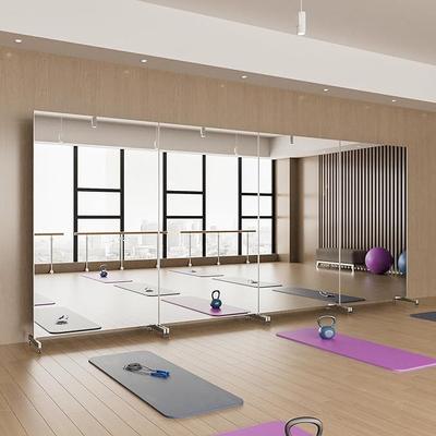 Kulissen mieten & vermieten - Ganzkörperspiegel 170 x 100 cm Spiegel Fitnessraum Spiegel Rollen 360° drehbar Standspiegel Spiegel in Elsdorf (Rheinland)