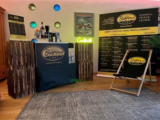 Cocktailbar mieten & vermieten - Mobile Cocktailbar in Mainz