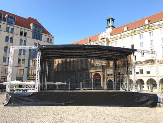 Bühne mieten & vermieten - Mobile Bühne OpenAir Stage 10x8m 10x6m 8x6m Trailerbühne (48m², 60m² & 80m²) Anhängerbühne Festival in Bautzen