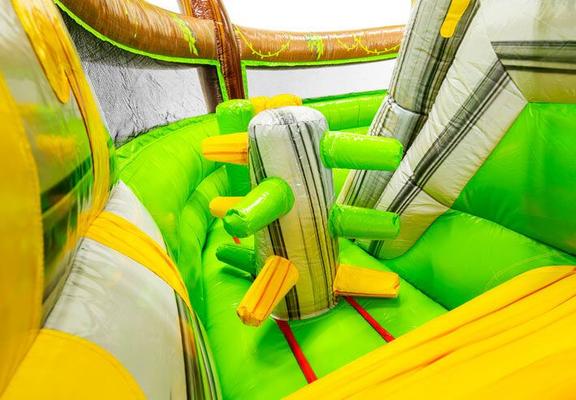 Hüpfburg mieten & vermieten - Hüpfburg XL mit Hindernisparcours und Rutsche mieten in Chemnitz