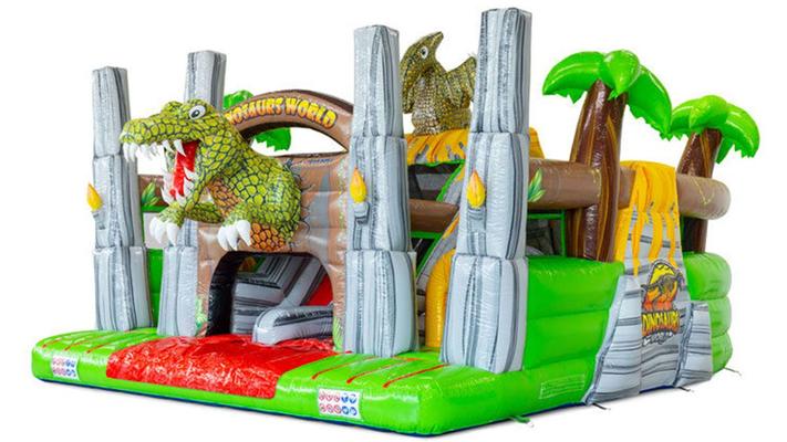 Hüpfburg mieten & vermieten - Hüpfburg XL mit Hindernisparcours und Rutsche mieten in Chemnitz