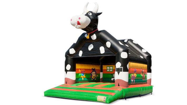 Hüpfburg mieten & vermieten - Hüpfburg Kuh XL mieten in Chemnitz