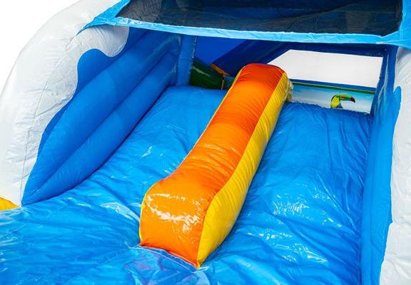 Hüpfburg mieten & vermieten - Hüpfburg Sommerparty mit Rutsche mieten in Chemnitz