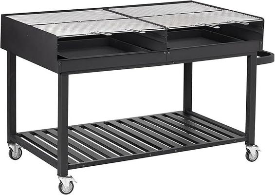 Grill & Ofen mieten & vermieten - Riesengrill Holzkohlegrillwagen Grillwagen Grill Megagrill Holzkohlegrill 178 x 91 x 102 cm Ablage in Elsdorf (Rheinland)