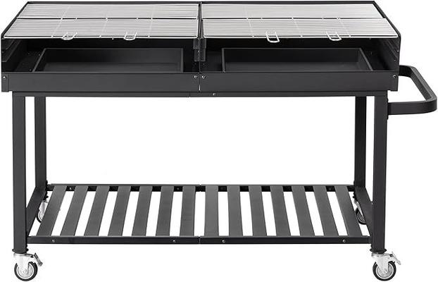 Grill & Ofen mieten & vermieten - Riesengrill Holzkohlegrillwagen Grillwagen Grill Megagrill Holzkohlegrill 178 x 91 x 102 cm Ablage in Elsdorf (Rheinland)