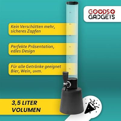 Zapfanlage mieten & vermieten - Biertower Trinksäule Biersäule Party Bier Zapfsäule mit Zapfhahn 3,5 Liter in Elsdorf (Rheinland)