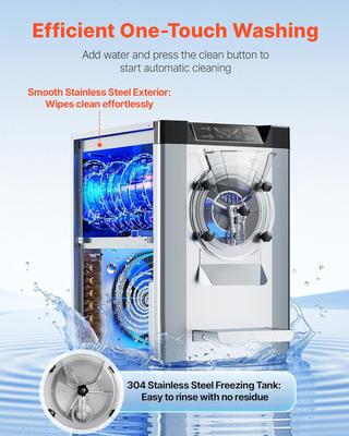 Softeismaschine mieten & vermieten - Eiscrememaschine gewerblich Eismaschine Bällcheneis 2000 W 12–20 L/h Tischgerät Gelato 6L Edelstahl in Elsdorf (Rheinland)