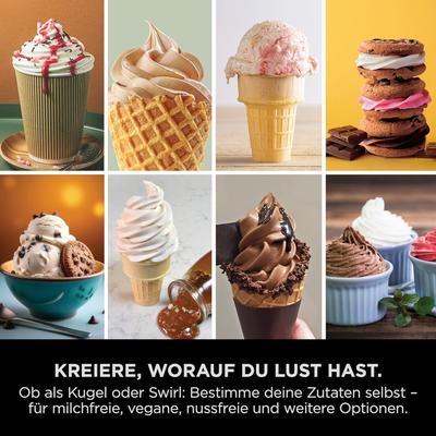 Softeismaschine mieten & vermieten - Swirl Eismaschine CREAMi Scoop & Swirl Softeismaschine 2 Behälter 12 Funktionen Eiscreme Softeis in Elsdorf (Rheinland)