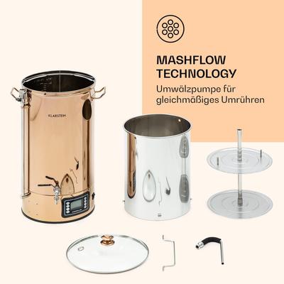 Zapfanlage mieten & vermieten - Bierbrauset Bierbrauanlage Maischekessel Bierkessel Braukessel 50 L Brewing Kit für Anfänger 9 Prog in Elsdorf (Rheinland)