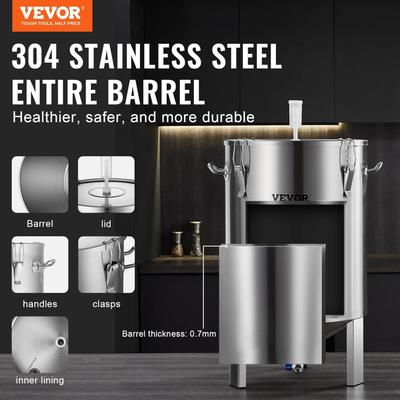 Zapfanlage mieten & vermieten - Braueimer Bierbrauanlage Bierbraugerät Kessel aus Edelstahl 60 L Bierfermenter Fermenter zum Brauen in Elsdorf (Rheinland)