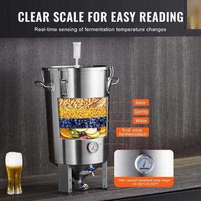 Zapfanlage mieten & vermieten - Braueimer Bierbrauanlage Bierbraugerät Kessel aus Edelstahl 60 L Bierfermenter Fermenter zum Brauen in Elsdorf (Rheinland)