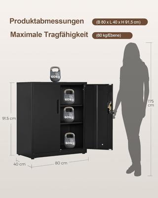 Messemöbel mieten & vermieten - Messeschrank Wertschrank Aktenschrank Aufbewahrungsschrank Stahlschrank 3 Ebenen mit Schloss in Elsdorf (Rheinland)