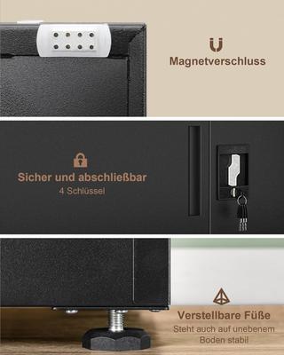 Messemöbel mieten & vermieten - Messeschrank Wertschrank Aktenschrank Aufbewahrungsschrank Stahlschrank 3 Ebenen mit Schloss in Elsdorf (Rheinland)