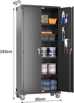Messemöbel mieten & vermieten - Metallschrank Stahlschrank Messeschrank Wertschrank auf Rädern Pegboard abschließbar 4 Böden in Elsdorf (Rheinland)