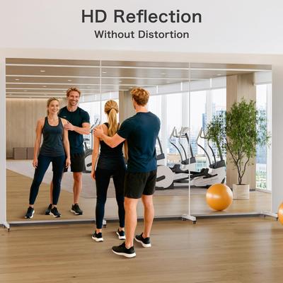 Kulissen mieten & vermieten - Tanzspiegel Fitnessspiegel Therapiespiegel Partyspiegel Konzertspiegel Ganzkörperspiegel 200x120 cm in Elsdorf (Rheinland)