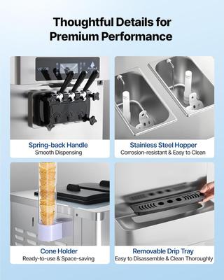 Softeismaschine mieten & vermieten - Eiscrememaschine freistehend Softeismaschine 2 x 6 L 20-28 L/h Speiseeisbereiter Eismaschine 2200 W in Elsdorf (Rheinland)