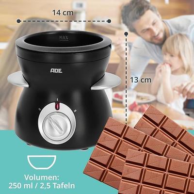 Cocktailbar mieten & vermieten - Schokofondue Schokoladenfondue elektrisch 500 ml 8 Spieße 2 Temperaturstufen Schmelzen Warmhalten in Elsdorf (Rheinland)