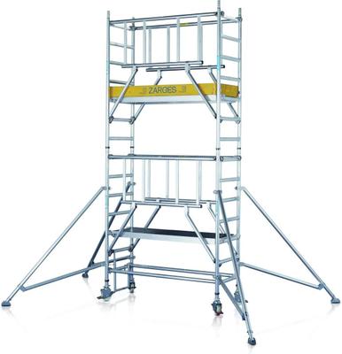 Gerüst mieten & vermieten - Handwerkergerüst 9,25 m Fahrgerüst Plattform 1,80 x 0,60 m Arbeitshöhe 9,25 m Rollgerüst Malergerüst in Elsdorf (Rheinland)