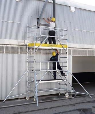 Gerüst mieten & vermieten - Fahrgerüst 13,2 m Arbeitshöhe Plattform 1,80 x 0,60 m Rollgerüst Malergerüst Handwerkergerüst Profi in Elsdorf (Rheinland)