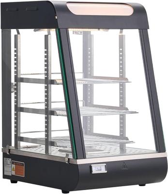 Buffetzubehör mieten & vermieten - Wärmetheke 3-stöckig 57 L Warmhaltevitrine 800 W Warmhaltetheke 30–85 °C Speisenwärmer mit LED in Elsdorf (Rheinland)