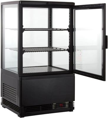 Kühlschrank mieten & vermieten - Gastro Kühlvitrine 58 Liter Buffet Vitrine +2 °C bis +6 °C mit LED schwarz  Kühltheke mit Glastür in Elsdorf (Rheinland)