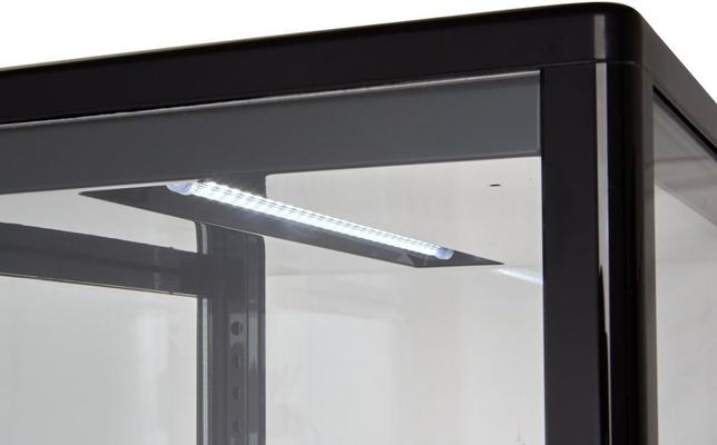 Kühlschrank mieten & vermieten - Gastro Kühlvitrine 78 Liter Buffet Vitrine +2 °C bis +6 °C mit LED schwarz  Kühltheke mit Glastür in Elsdorf (Rheinland)