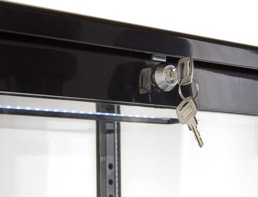 Kühlschrank mieten & vermieten - Gastro Kühlvitrine 78 Liter Buffet Vitrine +2 °C bis +6 °C mit LED schwarz  Kühltheke mit Glastür in Elsdorf (Rheinland)