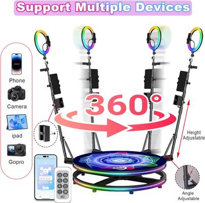 Fotobox mieten & vermieten - Foto-Drehteller 360°-Fotokabine mit holografischem Display KI-Sprach-App-Fernbedienung automatisch in Elsdorf (Rheinland)