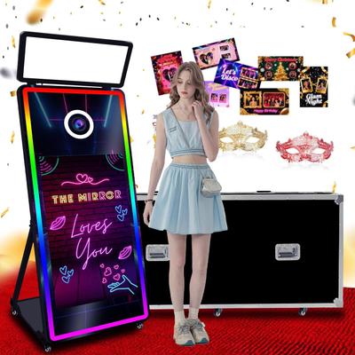 Fotobox mieten & vermieten - Magic Mirror Photobooth 65 Zoll mit 43 Zoll Touchscreen Foto Spiegel Machine Selfie Spiegel Fotoboot in Elsdorf (Rheinland)