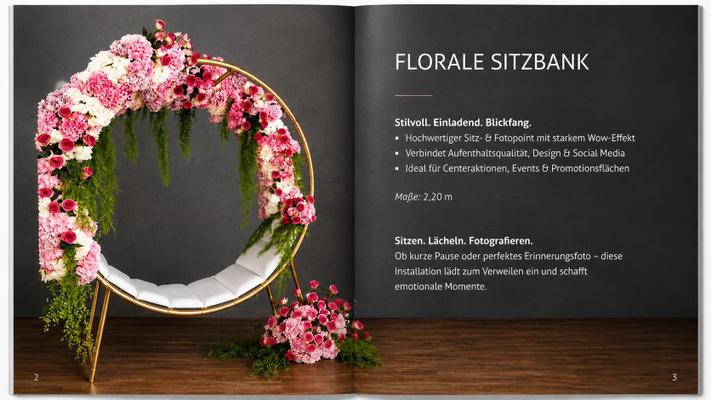 Kulissen mieten & vermieten - Exklusive Eventinszenierungen mieten, Florale Fotowelten, Eyecatcher für Unternehmen & Location in Hamburg Bramfeld