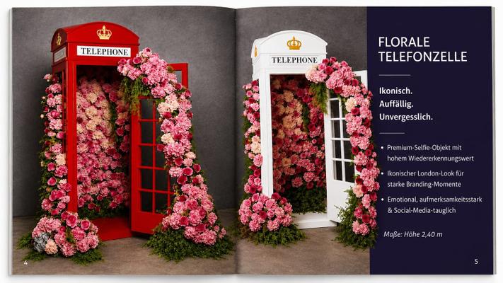 Kulissen mieten & vermieten - Exklusive Eventinszenierungen mieten, Florale Fotowelten, Eyecatcher für Unternehmen & Location in Hamburg Bramfeld