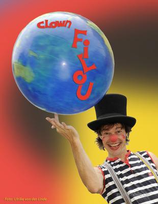 Clown mieten & vermieten - Filou clownesk-dynamisch-bremsenlos in Nierstein