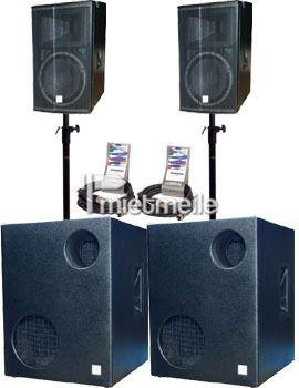 Tontechnik mieten & vermieten - Sound-Set 2 Beschallungsanlage in Minden