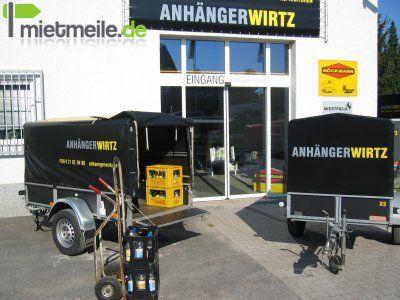 Planenanhänger mieten & vermieten - Planenanhänger 2m geschlossener Tieflader in Grevenbroich